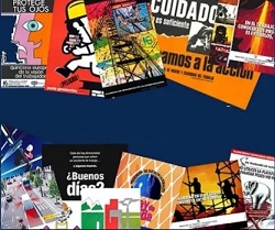 Trozos de carteles
