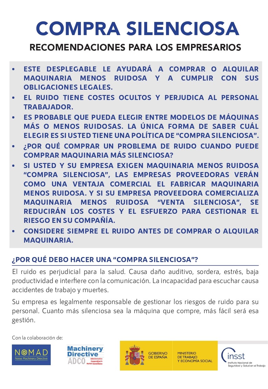 Folleto: Compra silenciosa: Recomendaciones para los empresarios - Año 2024