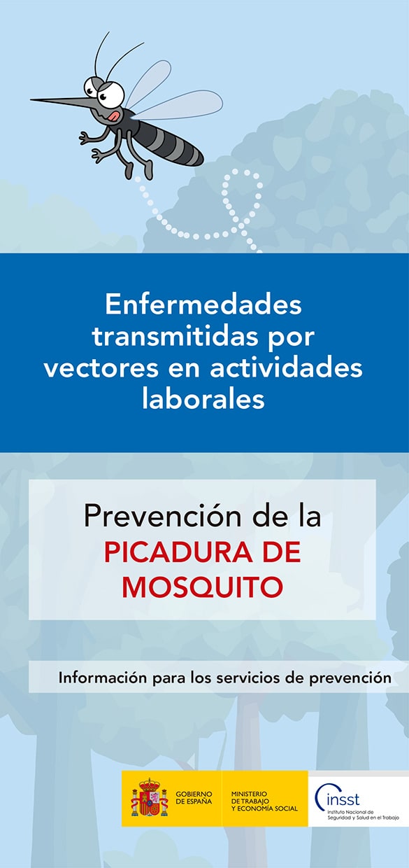 Folleto: Enfermedades transmitidas por vectores en actividades laborales. Prevención de la PICADURA DE MOSQUITO - Año 2024