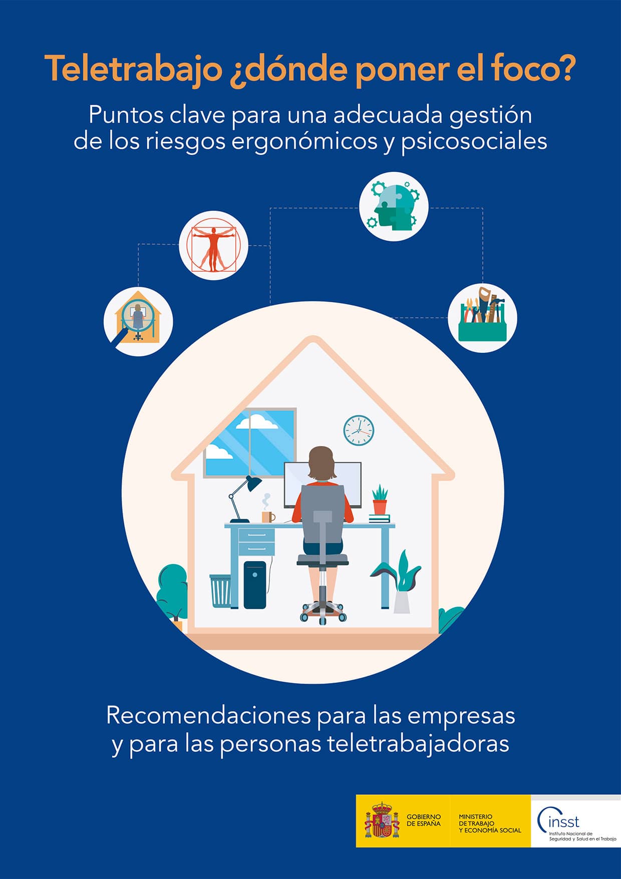 Folleto: Teletrabajo ¿dónde poner el foco? - Año 2024
