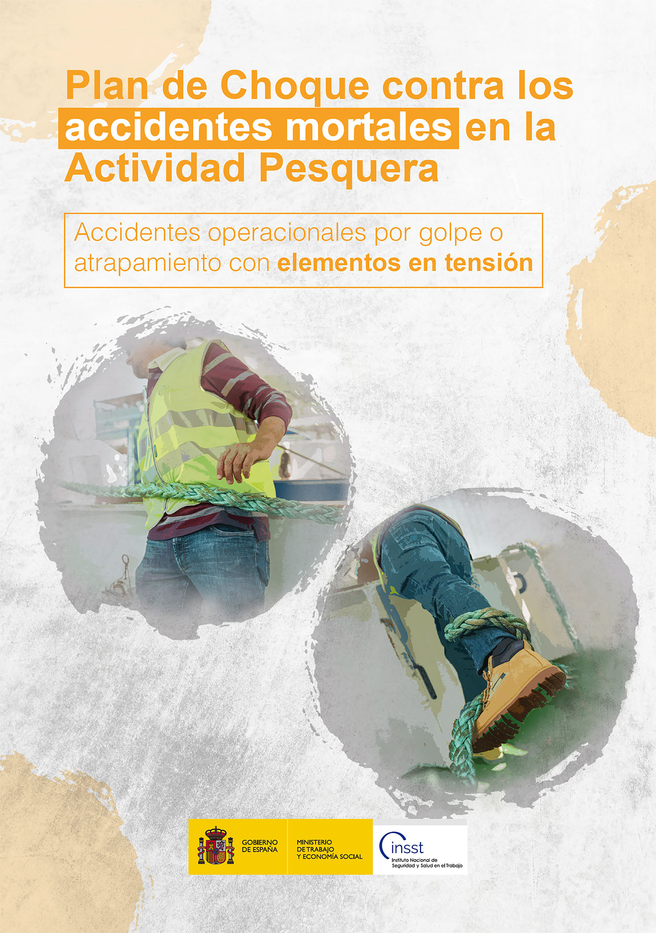 Folleto: Plan de Choque contra los accidentes mortales en la Actividad Pesquera: Accidentes operacionales por golpe o atrapamiento con elementos en tensión - Año 2022