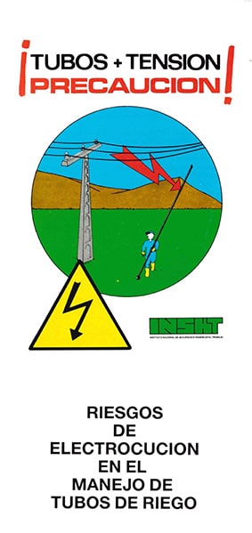 Folleto: Tubos + tensión ¡Precaución! - Año 1985