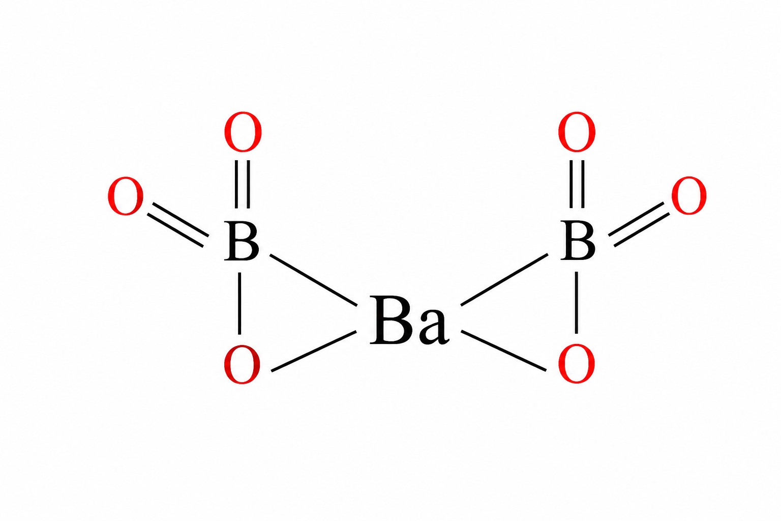 Imagen de tetraóxido de bario y diboro