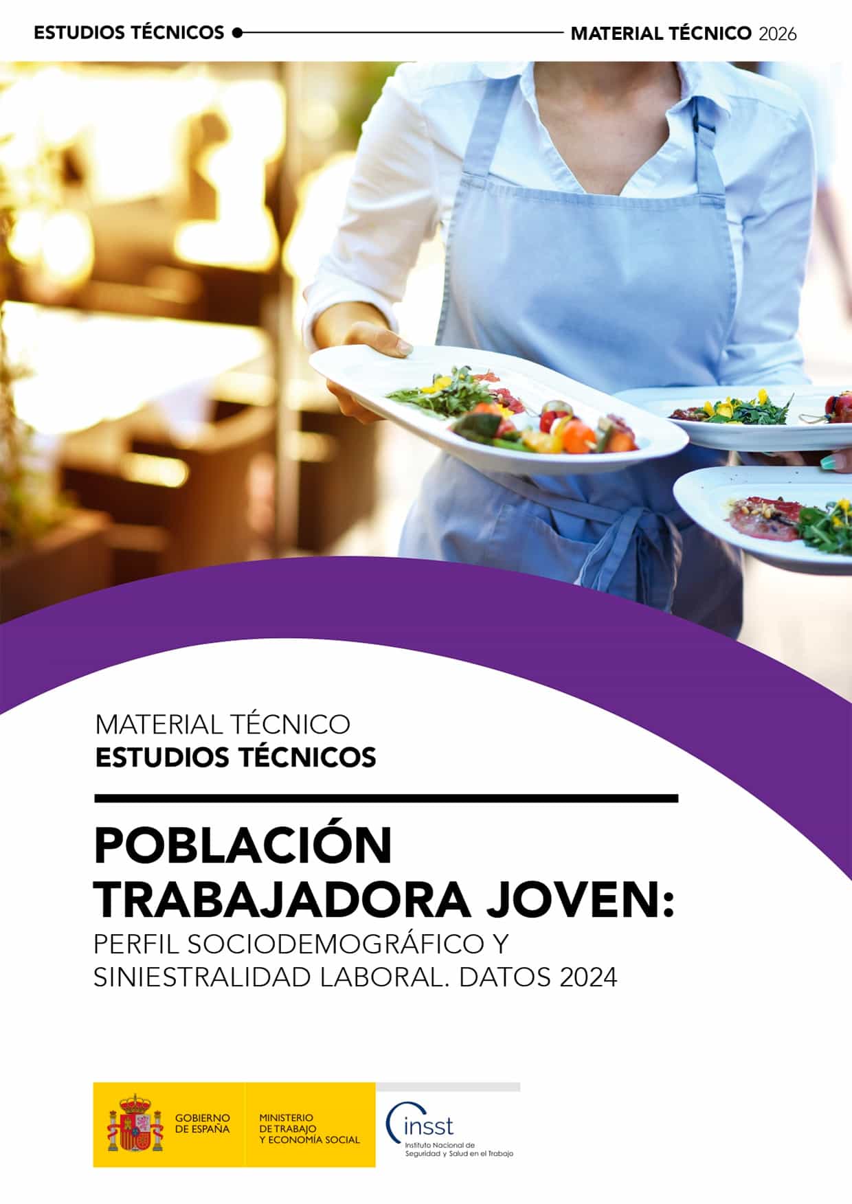 Población trabajadora joven: perfil sociodemográfico y siniestralidad laboral. Datos 2024