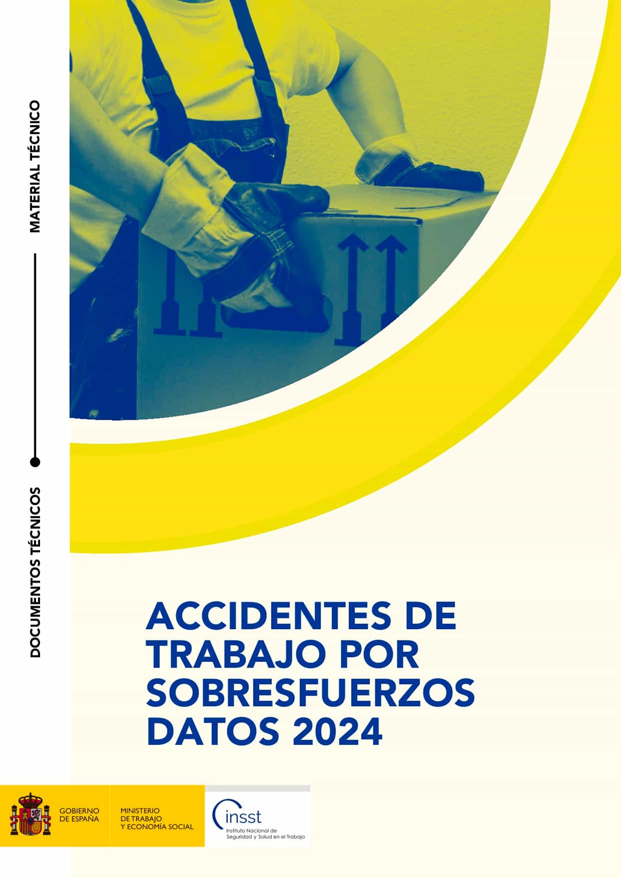 Accidentes de trabajo por sobresfuerzos. Datos 2024