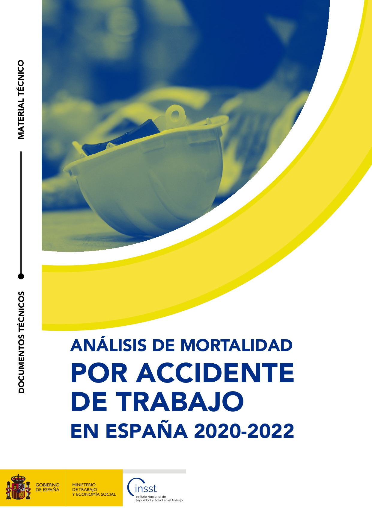 Portada análisis de mortalidad por accidente de trabajo en España 2020 – 2022