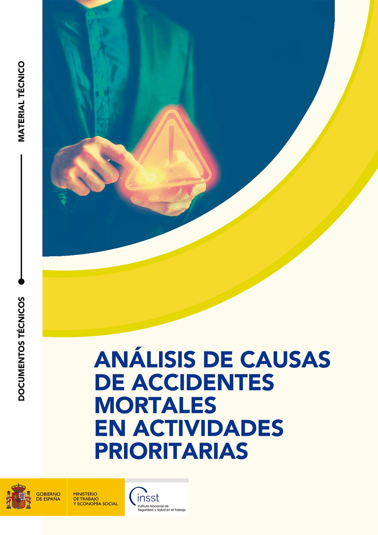 Portada análisis de causas de accidentes mortales en actividades prioritarias - Año 2024
