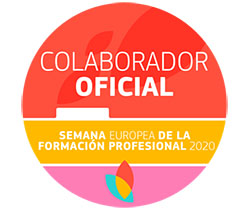 Logotipo del colaborador oficial de la semana europae de la formación profesional 2020