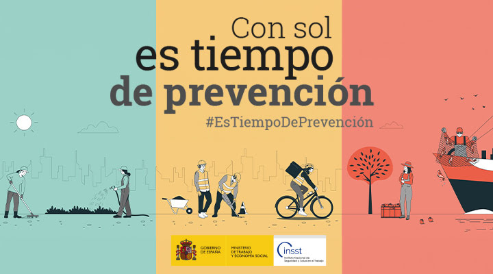 Personas trabajando al sol