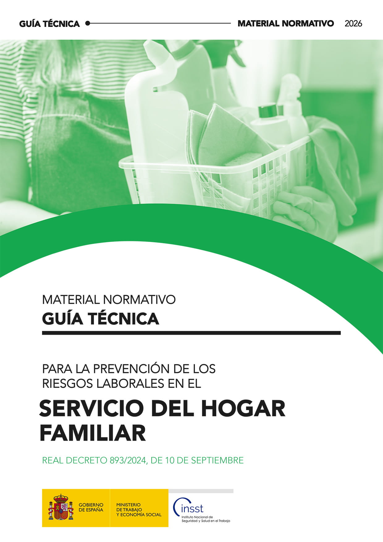 Guía Técnica para la prevención de los riesgos laborales en el servicio del hogar familiar - Año 2026