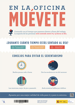 Cartel: Sedentarismo - Ganar en salud - Año 2016