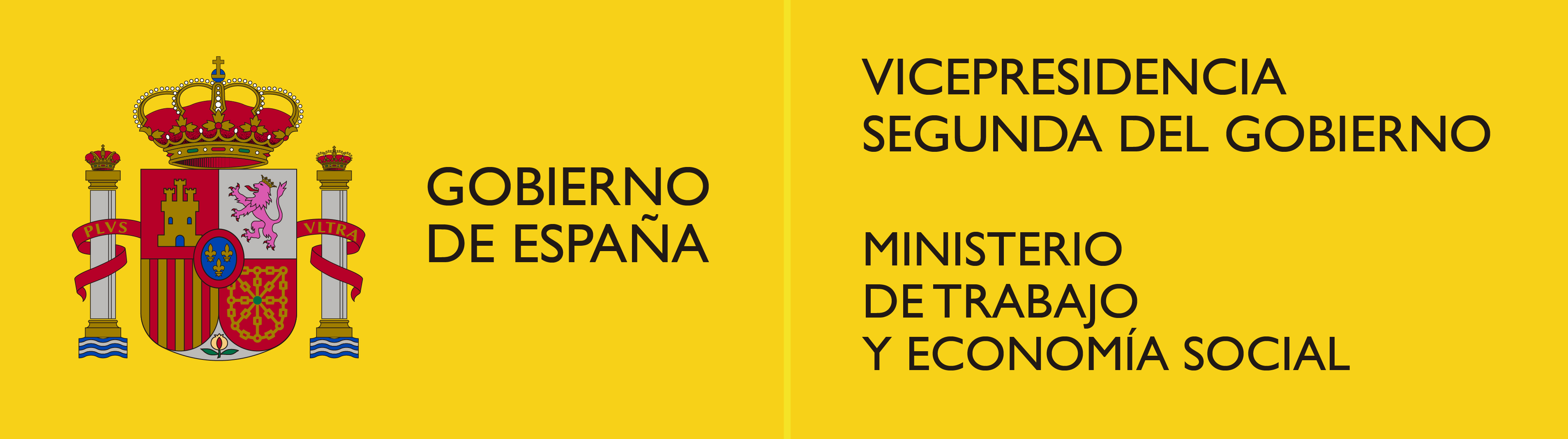 Logo del Gobierno de España, Vicepresidencia Segunda y Ministerio de Trabajo y Economía Social